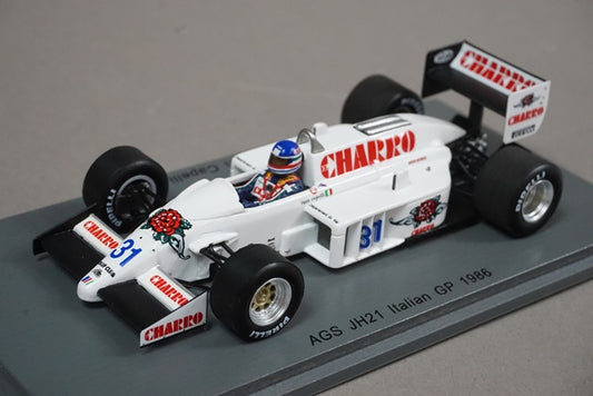 1:43 SPARK S4772 AGS JH21 Italia GP 1986 #31