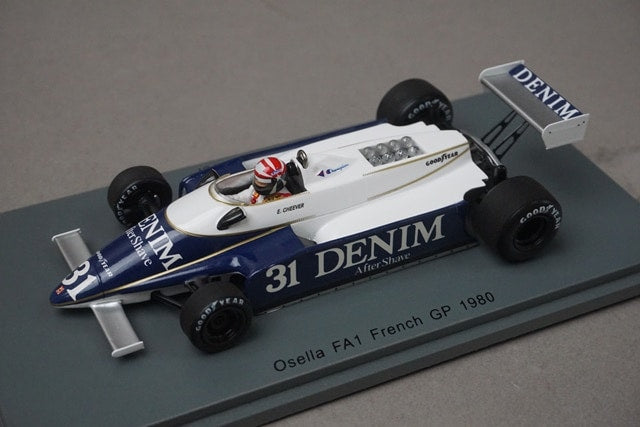 1:43 SPARK S4851 Ozella FA1 French GP E.Cheever 1980 #31