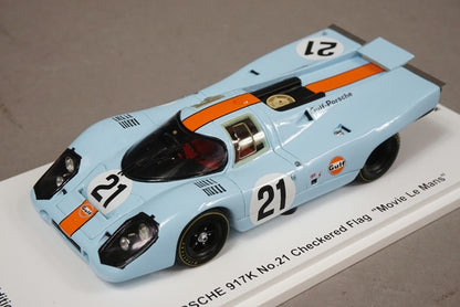 1:43 SPARK FS24 Porsche 917K #21 Checkered Flag Movie Le Mans model car