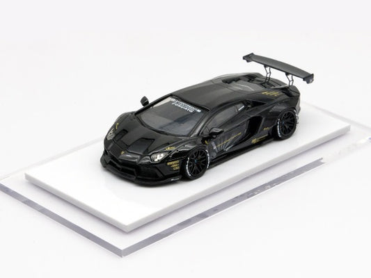 LB700-008 LB PERFORMANCE 1:64 LIBERTY WALK LB WORKS Aventador LP700 Black