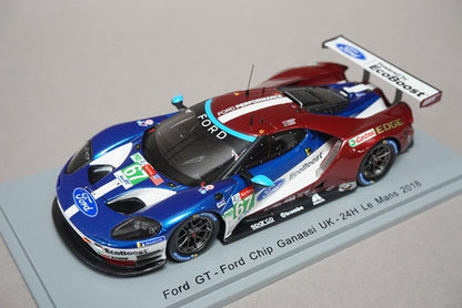 1:43 SPARK S7051 Ford GT 24h Le Mans 2018 Ford Chip Ganassi Team UK #67