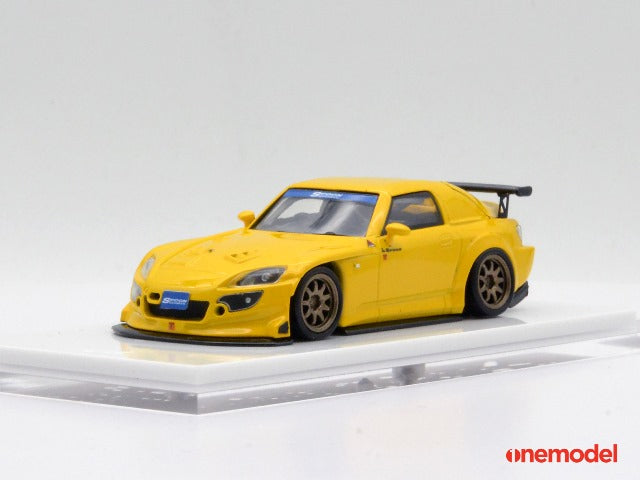 20E03-08 onemodel 1:64 Honda S2000 Spoon Street Version Yellow