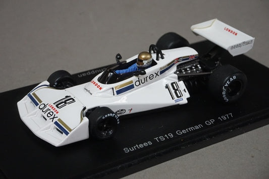 1:43 SPARK S4011 Surtees TS19 German GP 1977 #18 Vern Schuppan