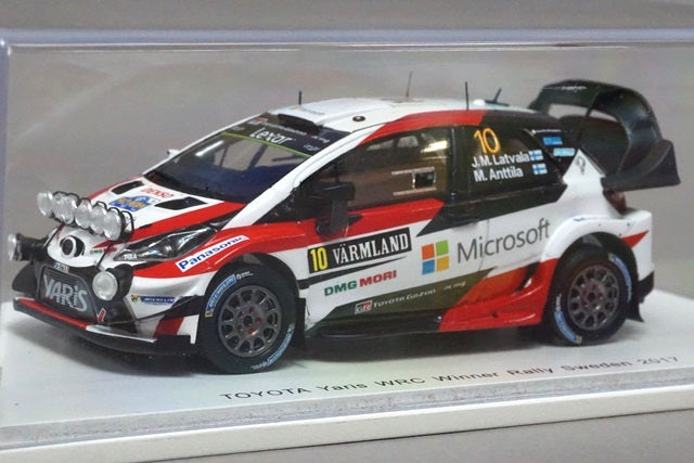 1:43 SPARK S5165 Toyota Yaris WRC Swedish Rally Winner 2017 #10