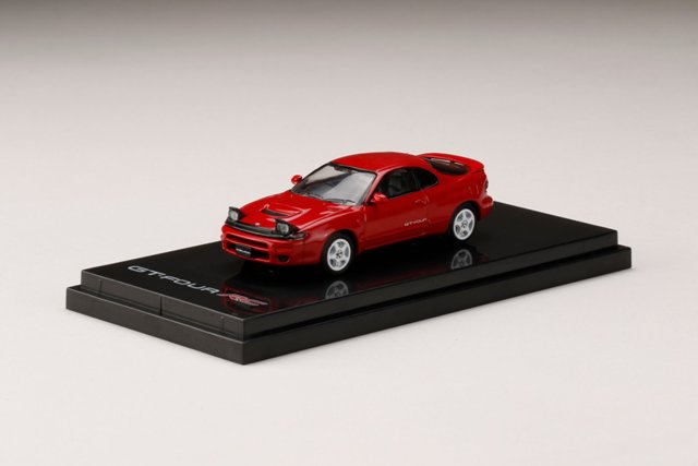 HJ641023BR Hobby JAPAN 1:64 Toyota Celica GT-FOUR RC ST185 Custom Version Super Red 2