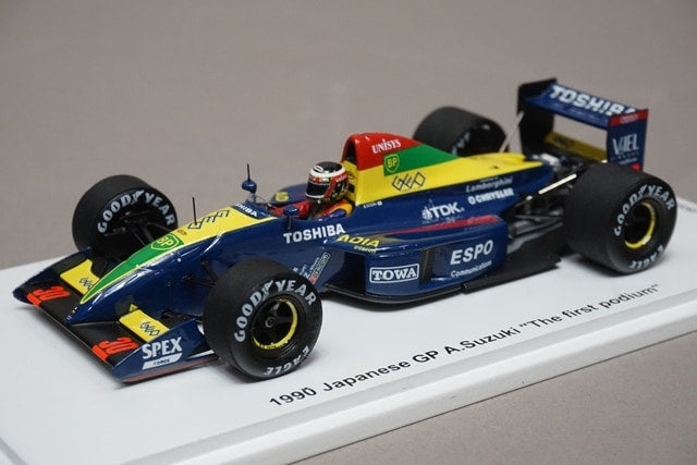 1:43 SPARK FS15 Larrousse Lola LC90 Japan GP 1990 #30 Aguri Suzuki Racing on