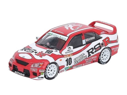 IN64-RS200-10RSR INNO MODELS 1:64 Toyota Altezza Macau Gear Race 2000 RS R #10