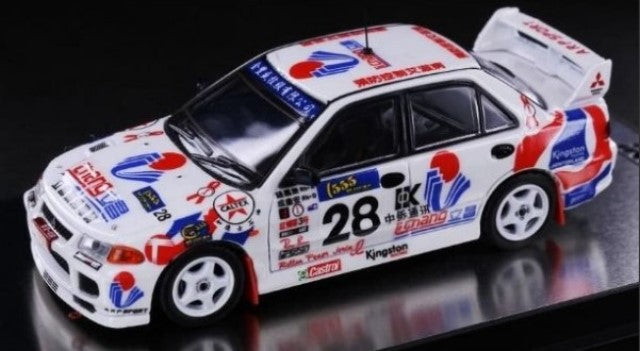 [ Back-order ]  INNO Models PR64-EVO3-96HB28 1:64 Mitsubishi Lancer GSR EVO III #28 Hong Kong-Beijing 555 Rally 1996 model car