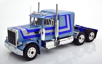 RK180084 ROAD KINGS 1:18 Peterbilt 359 1967 light blue-metallic/blue/silver