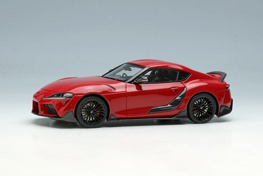 [ Back-order ] Make Up EIDOLON EM502C 1:43 Toyota GR Supra 2019 TRD Package Prominence Red