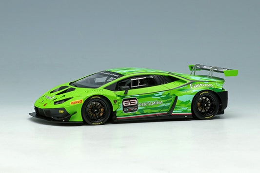 [ Back-order ] Make Up EIDOLON EM469A 1:43 Lamborghini Huracan GT3 EVO Presentation 2018 Matte Green/Camouflage