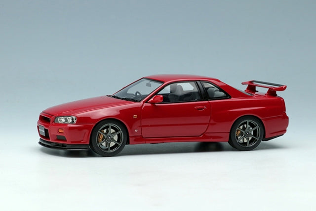 [ Back-order ] Make Up EIDOLON EM462C 1:43 Nissan Skyline GT-R (BNR34) V-spec 1999 Active Red