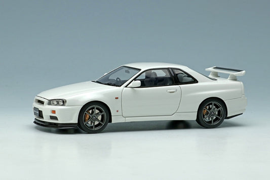 [ Back-order ] Make Up EIDOLON EM462F 1:43 Nissan Skyline GT-R (BNR34) V-spec 1999 White