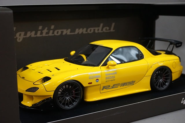 1:18 ignition model IG1042 Mazda RX-7 FD3S RE Amemiya Yellow model car