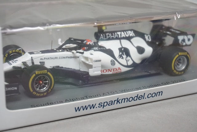 1:43 SPARK S6480 Scuderia Alpha Tauri AT01 Winner Italian GP 2020 #10 P.Gasly