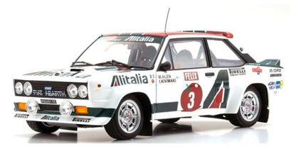 KS08376E Kyosho 1:18 Fiat 131 Abarth Rally 1978 1000 Lakes #3