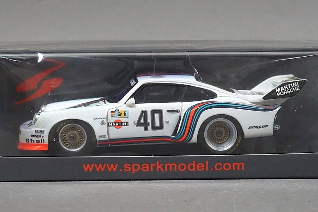 1:43 SPARK S4753 Porsche 935 Practice Le Mans 24h 1976 #40 R.Stommelen M.Schurti