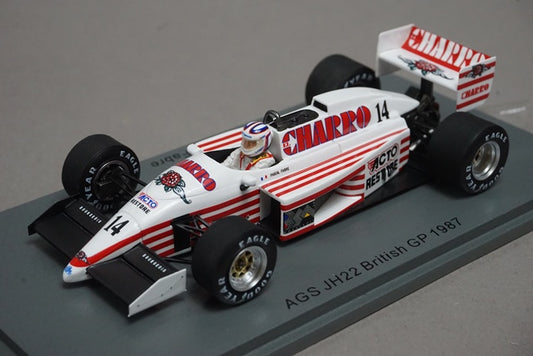 1:43 SPARK S7235 AGS JH22 British GP 1987 #14 P.Fabre