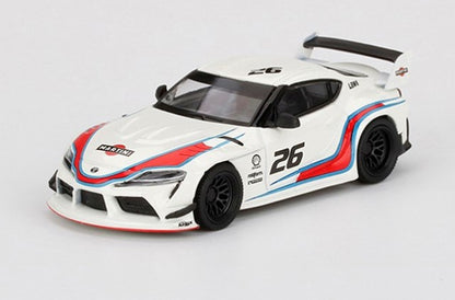 MGT00296-L TSM MINI-GT 1:64 LB WORKS GR Supra MARTINI RACING LHD