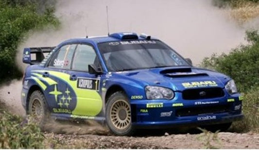 [ Pre-order ] 4369 SunStar 1:18 Subaru Impreza WRC2004 2004 Acropolis Rally Winner #1 P.Solberg/P.Mills
