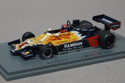 1:43 SPARK S7373 Shadow DN9 #17 Practice Monaco GP 1979 Jan Lammers