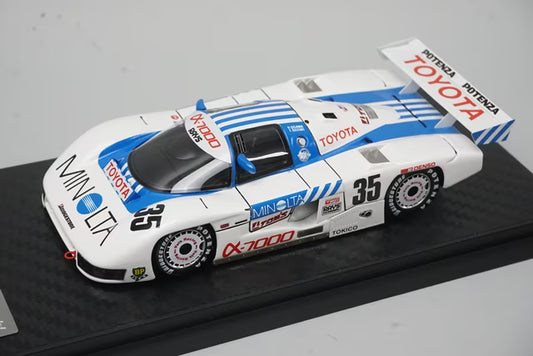 1:43 ignition model IG0336 Minolta Toyota TOM'S 85C JSPC 1986 #35