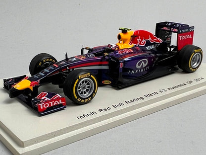 1:43 SPARK S3086 Infiniti Red Bull Racing RB10 Australian GP 2014 #3 Daniel Ricciardo