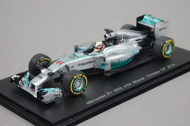 1:43 SPARK S3088 Mercedes AMG PETRONAS F1 W05 China GP Winner 2014 #44 L.Hamilton