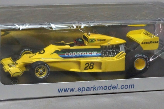 1:43 SPARK S3930 Copersucar F5 Belgium GP 1977 #28 E.Fittipaldi