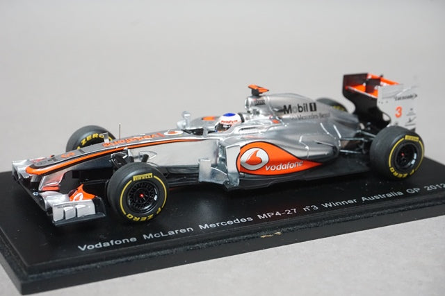 1:43 SPARK S3044 Vodafone McLaren Mercedes MP4-27 Australian GP 2012 winner #3 Jenson Button