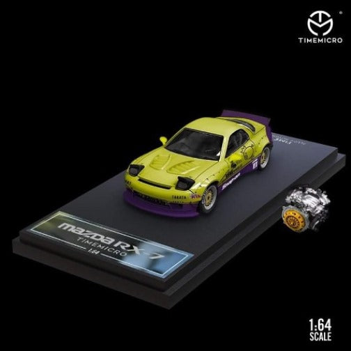 TM Time Micro 1:64 Mazda RX-7 Snap-on with Snap-on engine