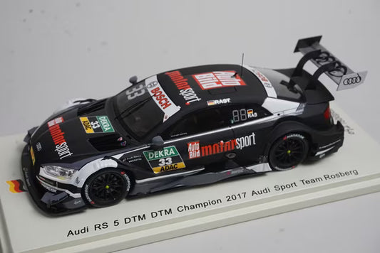 1:43 Spark SG341 Audi RS5 DTM Champion 2017 Sports Team Rosberg #33 R. Rast