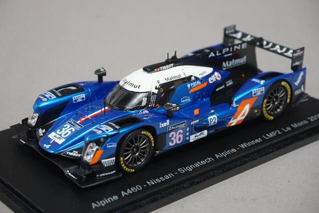 1:43 SPARK S5119 Alpine A460 Nissan Signatech Alpine Winner LMP2 LM 2016 #36 G.Menezes