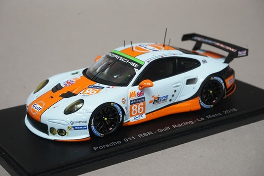 1:43 SPARK S5141 Porsche 911 RSR Gulf Racing LM 2016 #86 M. Wainwright model car