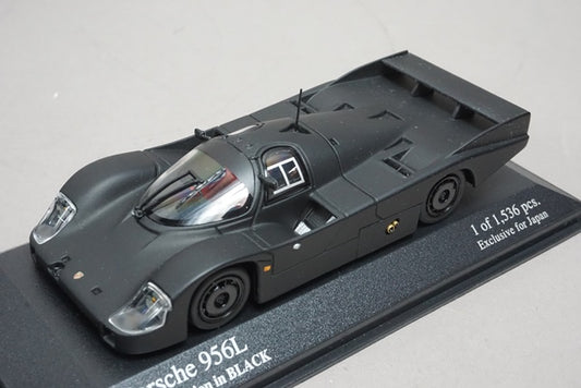 1:43 MINICHAMPS 433826593 Kyosho Homologation BLACK/Black Series Porsche 956