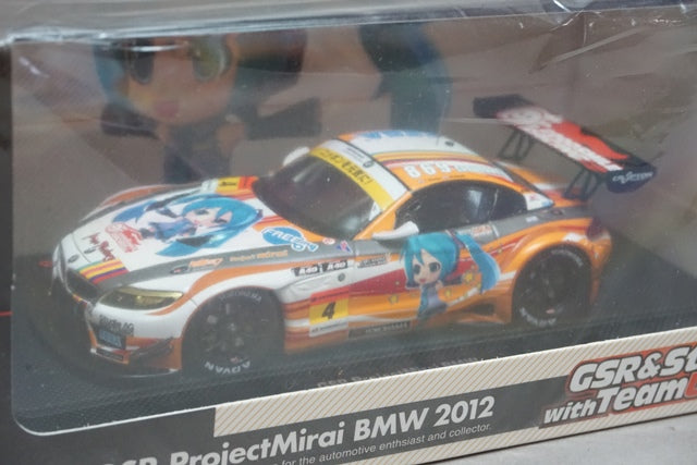 1:43 Good Smile Racing EBBRO 84208 GSR Project Mirai Miku Hatsune BMW 2012 Opening ver. #4