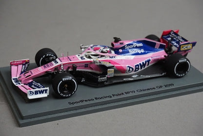 1:43 Spark S6085 SportPesa Racing Point RP19 Chinese Grand Prix 2019 #11 S. Perez model car