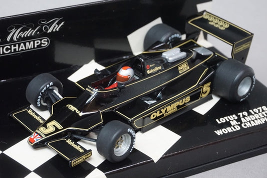 1:43 MINICHAMPS 430780005 Lotus 79 M.Andretti World Champion 1978#5