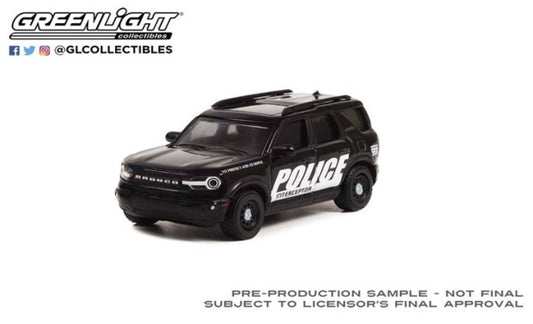 30339 GreenLight 1:64 2021 Ford Bronco Sport - Police Interceptor Concept