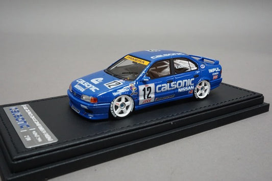 1:43 ignition model IG1848 CALSONIC Primera P10 JTCC INTERTEC Fuji 1994 #12 with Kazuyoshi Hoshino Metal Figure