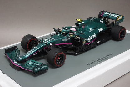 1:18 SPARK 18S586 Aston Martin AMR21 Bahrain GP 2021 #5 Sebastian Vettel