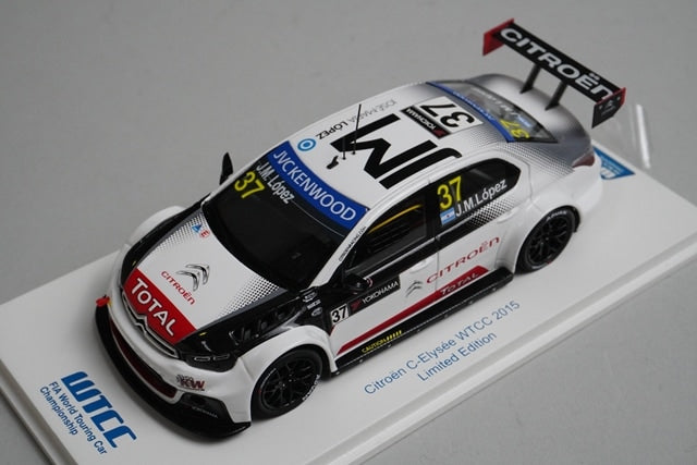 1:43 SPARK SPK-ES-1608 Citroen C-Elysee WTCC 2015 #37 Jose Maria Lopez model car