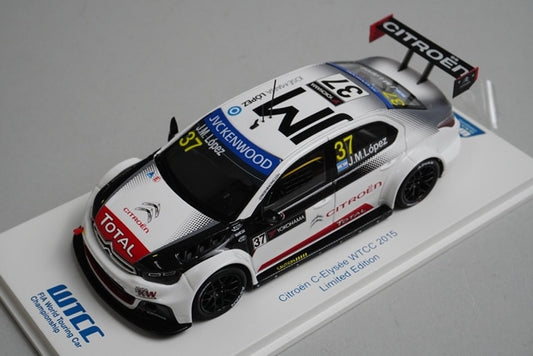 1:43 SPARK SPK-ES-1608 Citroen C-Elysee WTCC 2015 #37 Jose Maria Lopez model car