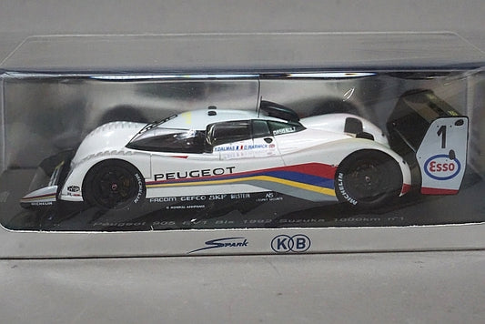 1:43 SPARK KBS065 Peugeot 905 EV1 Bis Suzuka 1000km 1992 #1