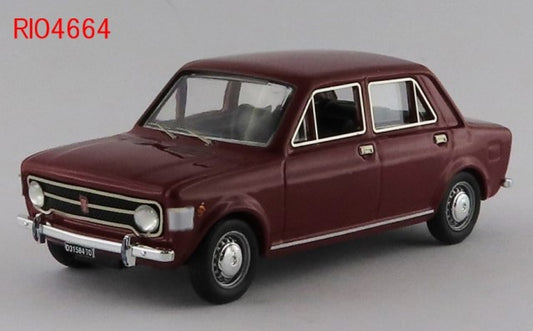 RIO4664 RIO 1:43 Fiat 128 4door 1969 Sport Red