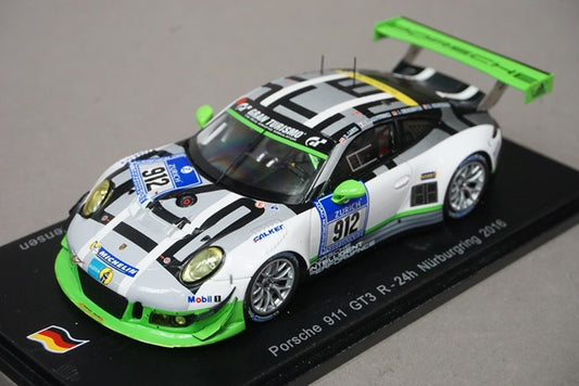 1:43 SPARK SG253 Porsche 911 GT3 R Nurburgring 24h 2016 #912 model car