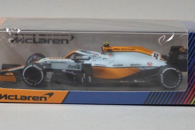 1:43 SPARK S7679 McLaren MCL35M Monaco GP L.Norris 2021 #4 GULF