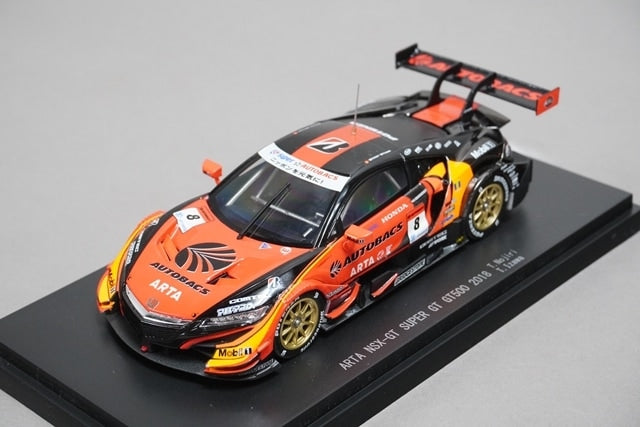 1:43 EBBRO 45629 ARTA NSX-GT Super GT500 2018 #8 model car