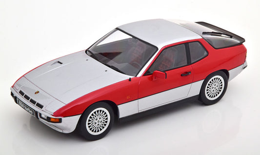 KKDC180902 KK scale 1:18 Porsche 924 Turbo 1986 Silver / Red