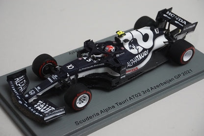 1:43 SPARK S7668 Scuderia Alpha Tauri  Azerbaijan GP 2021 #10 P.Gasly model car